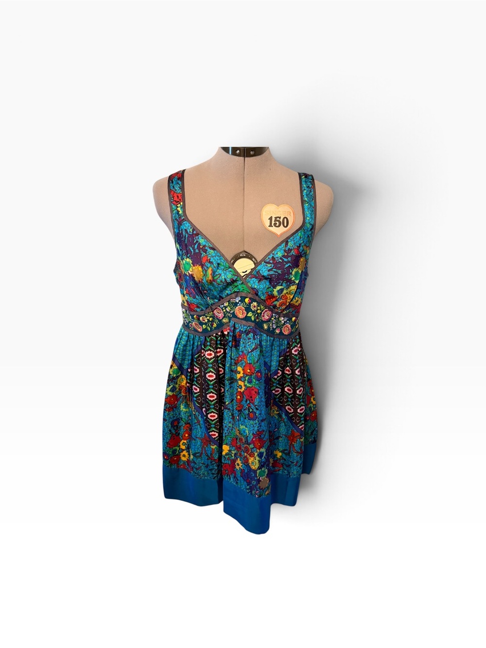 NWOT Biya Paint By Numbers mini dress